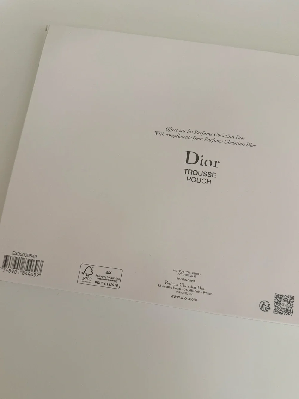 NEW Dior Beauty Summer Cosmetic Pouch 2026